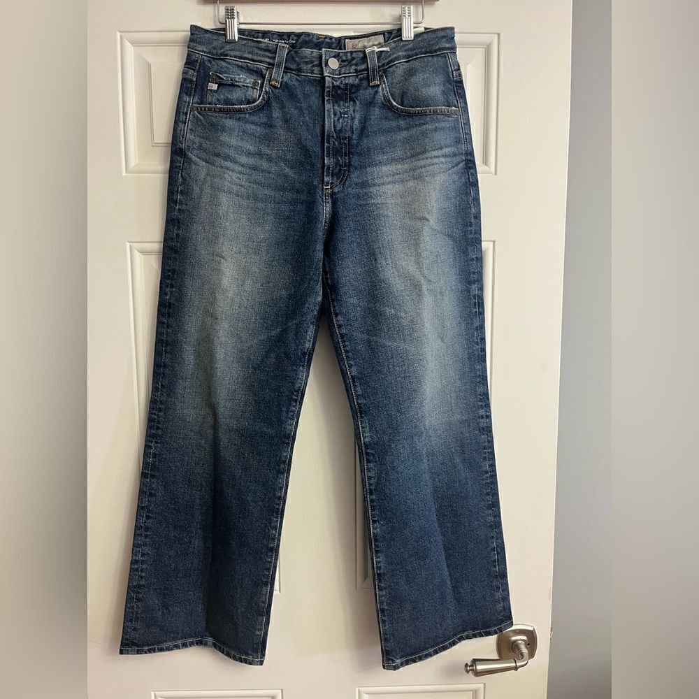 AG Kinsley 360° HIGH-RISE CROPPED 360° STRETCH DENIM Jeans NWT Size 31R